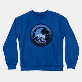 Blue Moon Wave Crewneck Sweatshirt